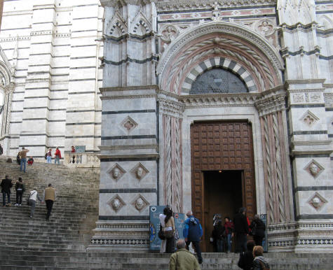 Baptistery at the Siena Cathedral