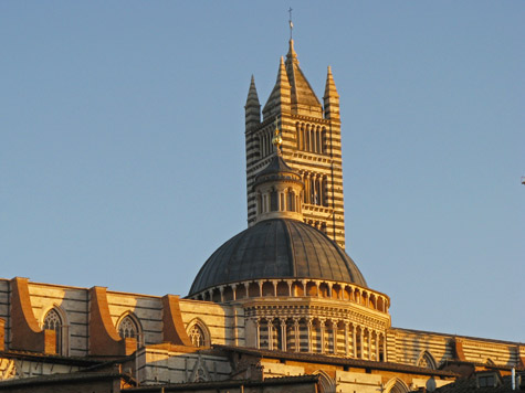 Landmarks in Siena Italy