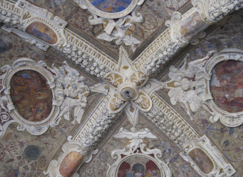 Ceiling of the Loggia della Mercanzia