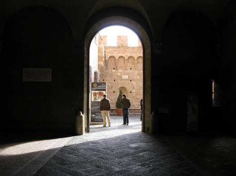 Palazzo Chigi Saracini in Siena Italy