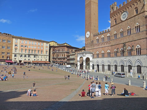 Piazza del Campo in Siena Italy