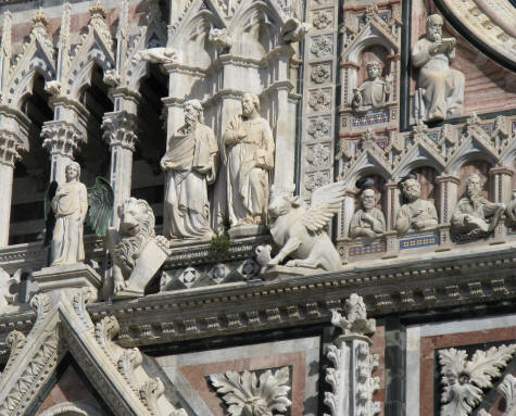 Facade of the Siena Cathedral (Duomo)