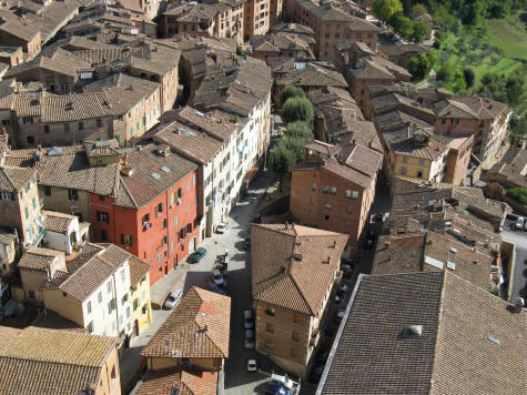 Streets of Siena Italy
